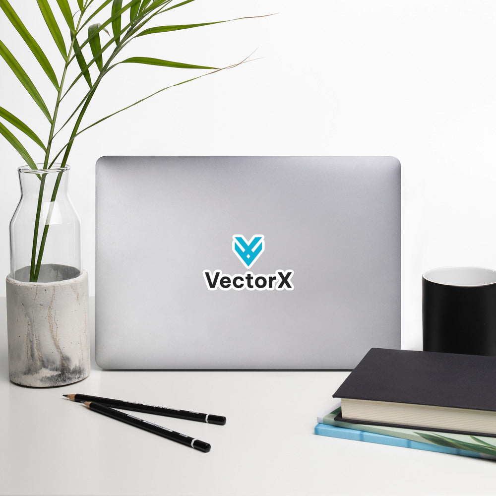 Bubble-free Logo Stickers (Aqua)