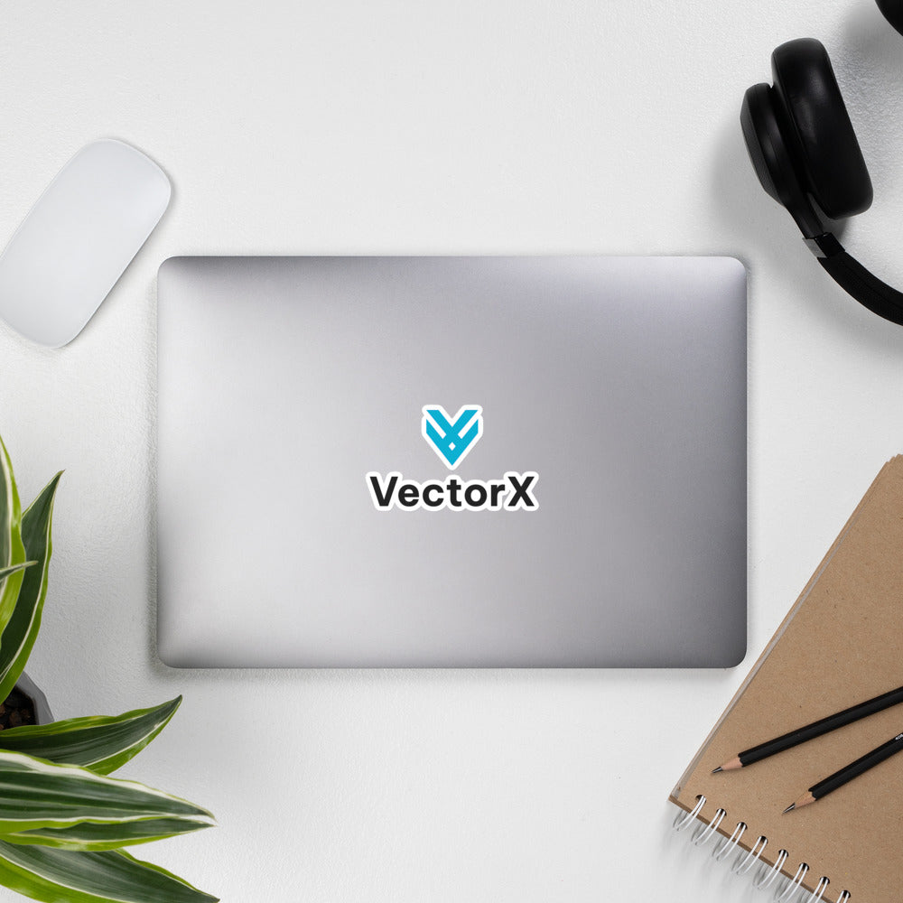 Bubble-free Logo Stickers (Aqua)