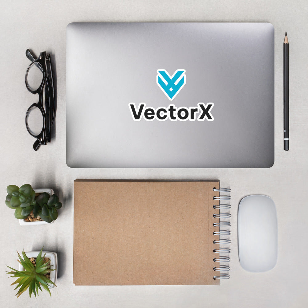 Bubble-free Logo Stickers (Aqua)
