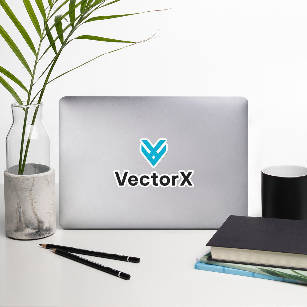 Bubble-free Logo Stickers (Aqua)