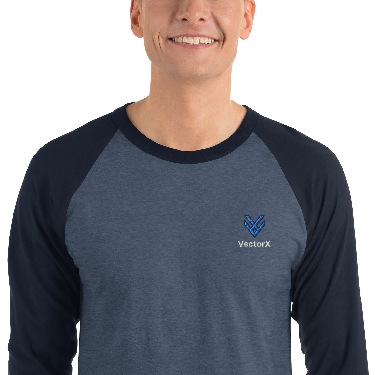 3/4 Sleeve Raglan Logo T-Shirt