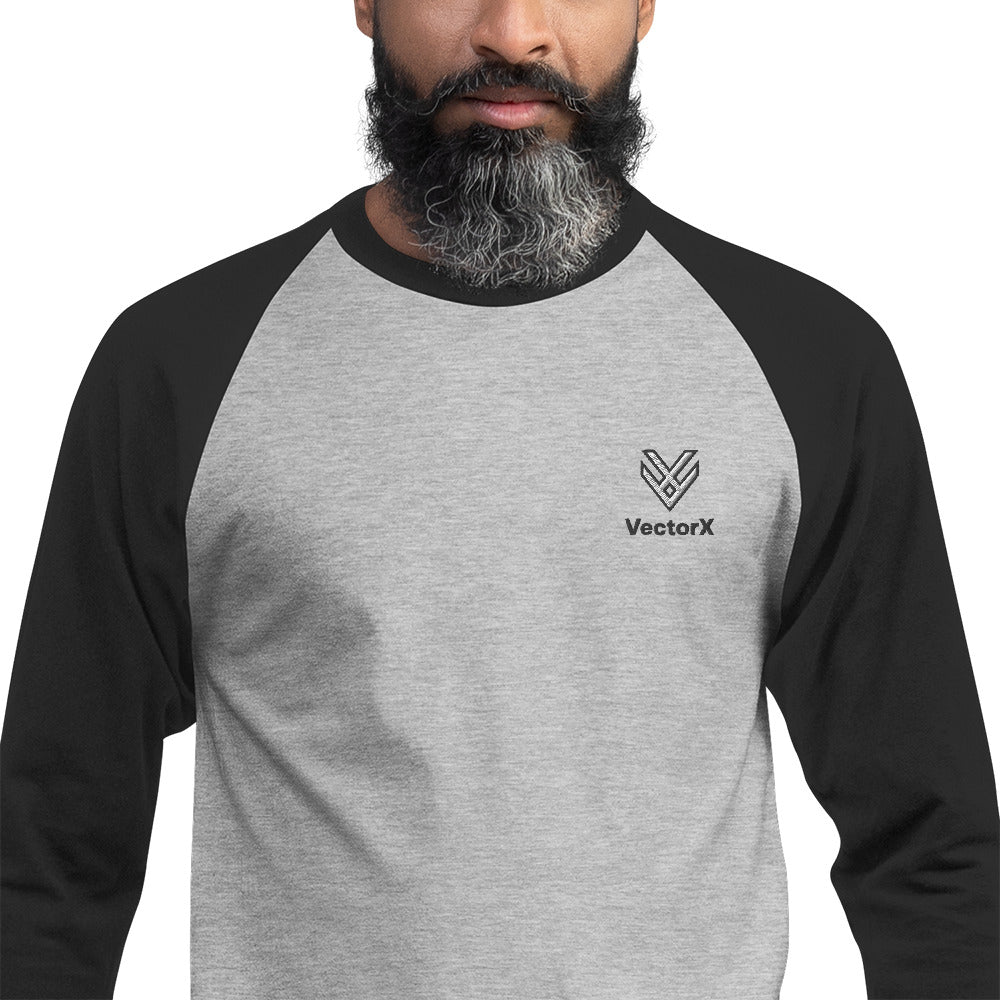 3/4 Sleeve Raglan Logo T-Shirt