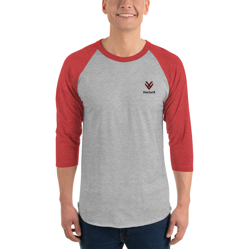 3/4 Sleeve Raglan Logo T-Shirt