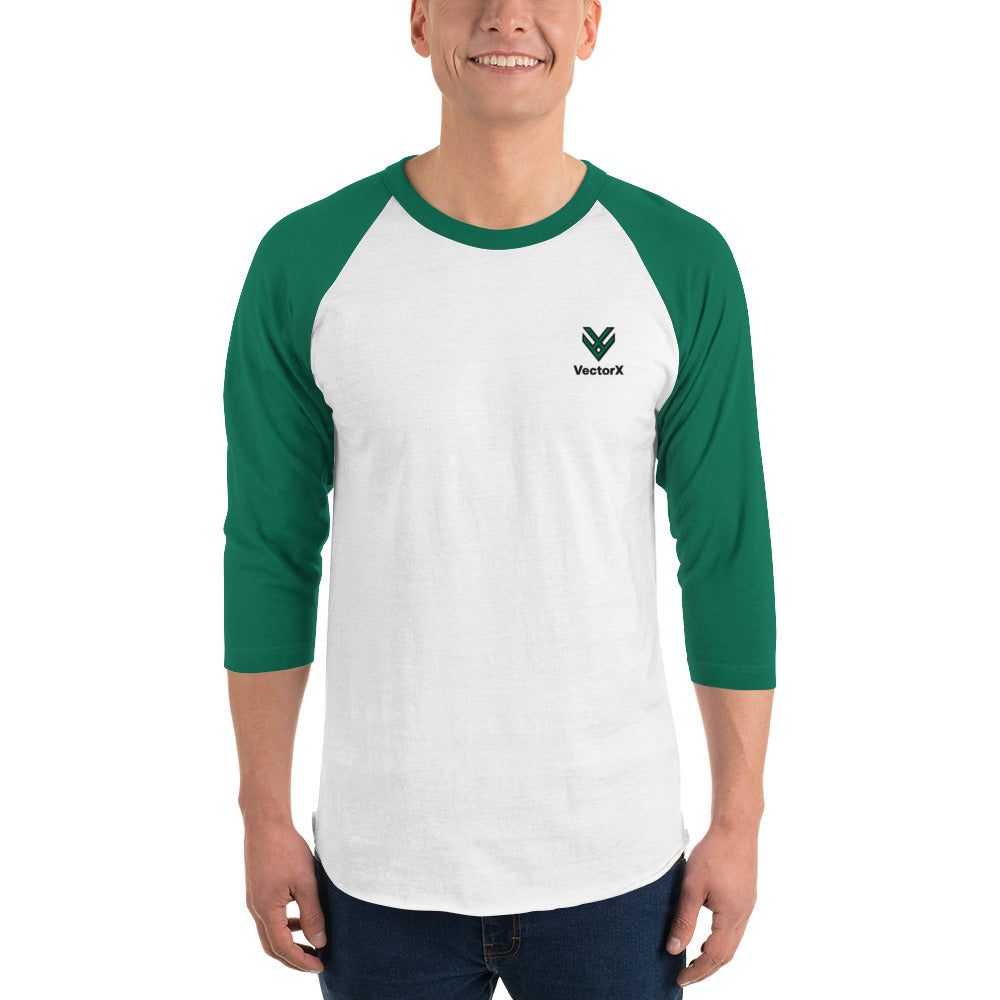 3/4 Sleeve Raglan Logo T-Shirt