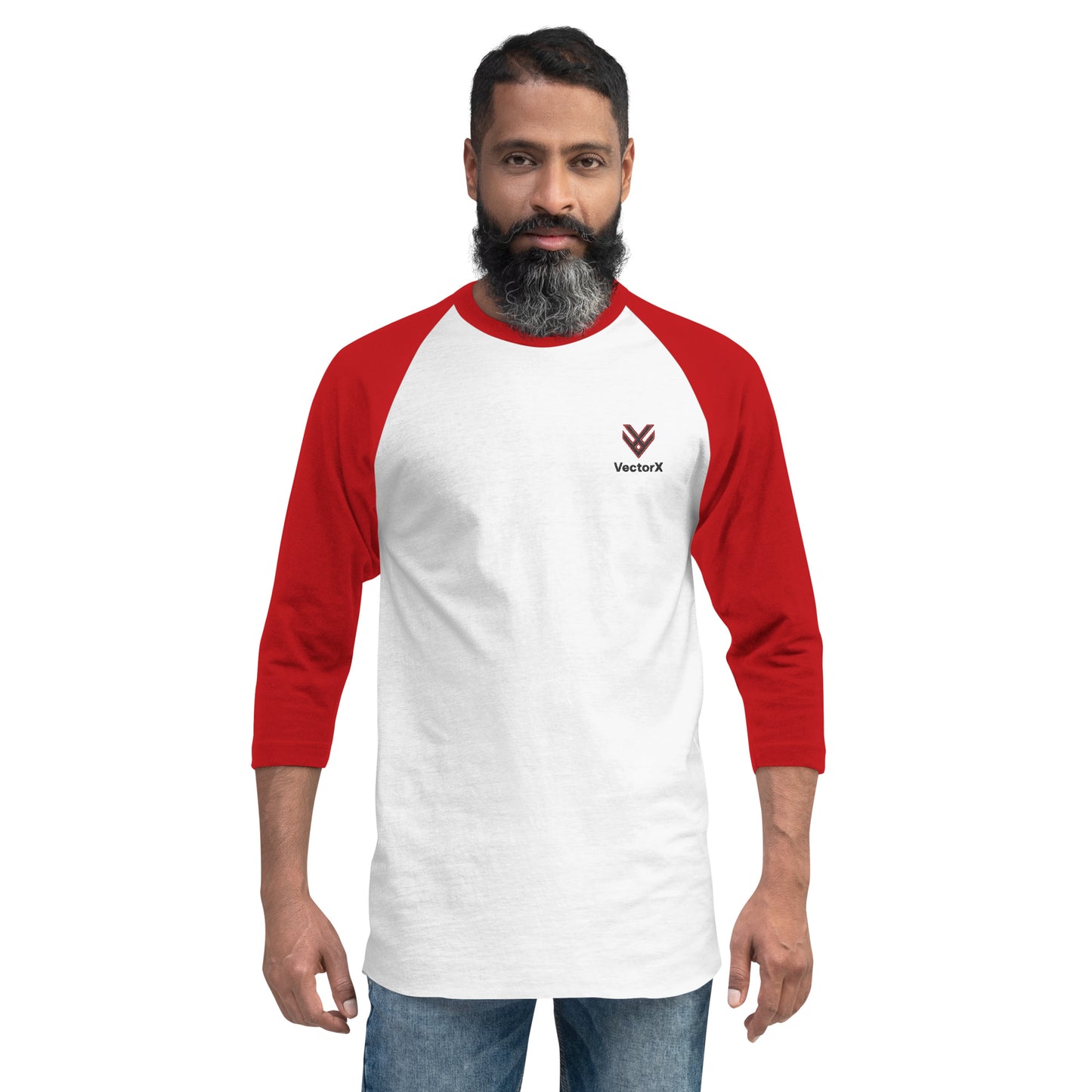 3/4 Sleeve Raglan Logo T-Shirt
