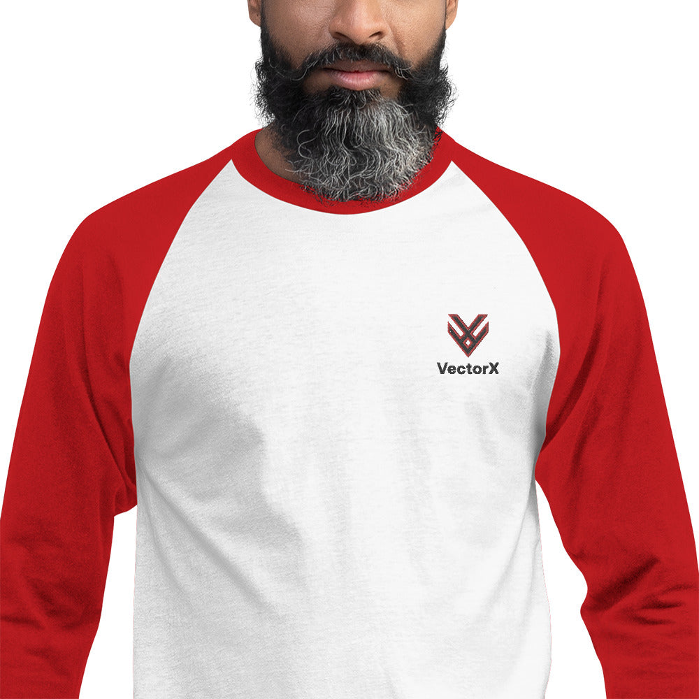 3/4 Sleeve Raglan Logo T-Shirt