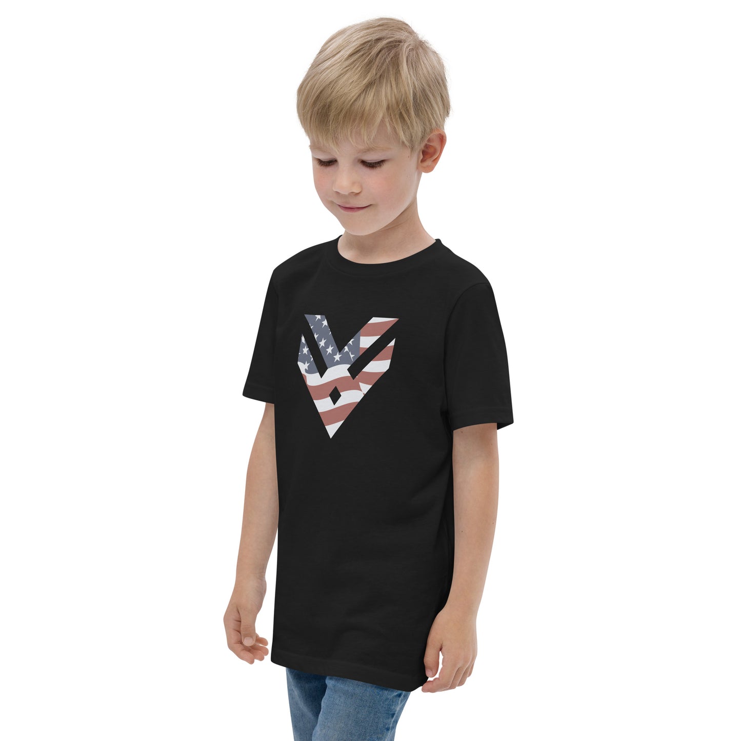 Kids American Flag Icon T-Shirt